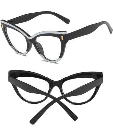 Oversized Cat Eye Reading Glasses for Women - Vintage Blue Light Blocking Computer Readers | Stylish & Comfortable 2.0+ Black - Buy Online on GoSupps.com