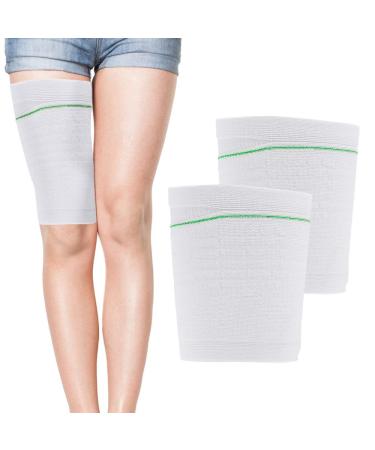 2Pcs Catheter Leg Bag Holder Foley Leg Bag Sleeve Fabric Catheter Sleeves Leg Bag Holder Drainage Bags Calf Holder Strap Elastic Catheter Sleeve for Legs (XL)