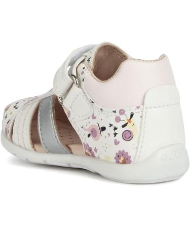 Geox Baby Girl's B Elthan Sandal 3.5 UK Child - White Lt Rose | Shop Now! - Buy Online on GoSupps.com