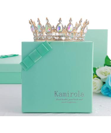 Kamirola Women's Silver AB 12 Crown | TR12 Tiaras and Crowns for Women - Buy Online on GoSupps.com