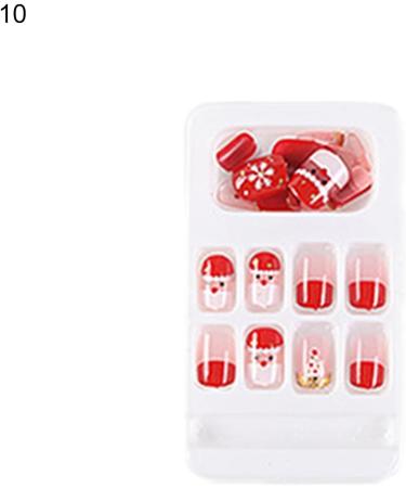 Sarkoyar Nail Art Patch Black Border French Fake Tips Exquisite ABS 10 - Buy Online on GoSupps.com