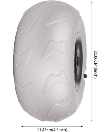 Beuioslyr Beach Inflatable Wheels Replacement Balloon Wheels Beach Sand Pack Of 2  - Buy Online on GoSupps.com