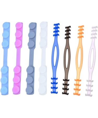 Adjustable Mask Strap Extensions 8-Pack Wicker Bracket for Comfort | No Trace Ear & Mouth Strap Buckles | International Shipping - Buy Online on GoSupps.com