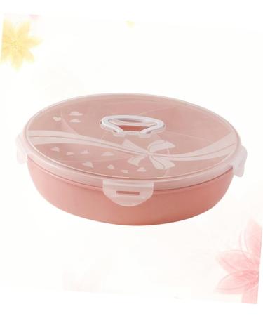 PRETYZOOM Food Tray Veggie Tray Table Trays for Eating Plate Candy Nut Serving Container Platter Household Box 28.5*7.3cm Pink - Buy Online on GoSupps.com