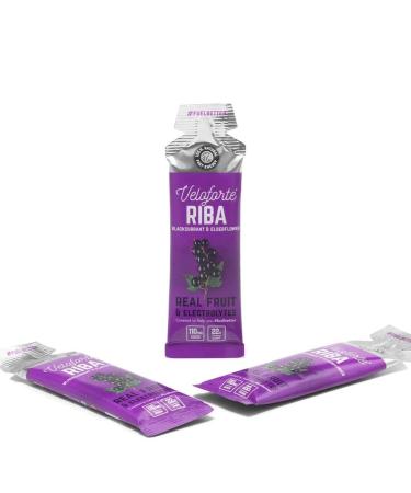 Veloforte Riba Energy Gel Fast Releasing Energy 100% Natural & Delicious Energy Gels with 22g of Natural Energy Riba Flavour (Blackcurrant & Elderflower) (9)