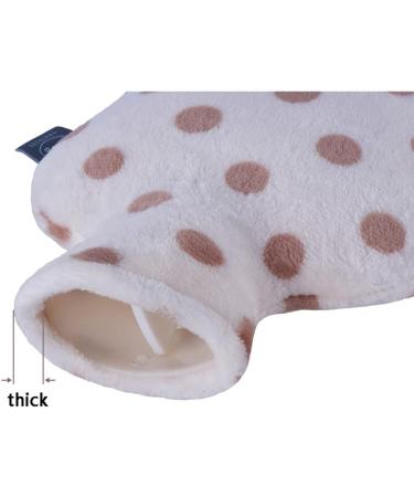 Maies 2L Classic Heat & Cold Water Bottle with Soft Flannel Cover - Perfect for Pain Relief & Warmth for Neck and Shoulders - Buy Online on GoSupps.com