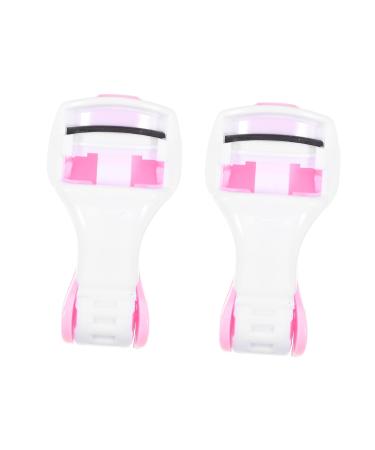 Didiseaon 1 Push Type Eyelash Curler Beauty Eyelash Curler Makeup Eyelash Curler Eyelashes Clip 8x4cm