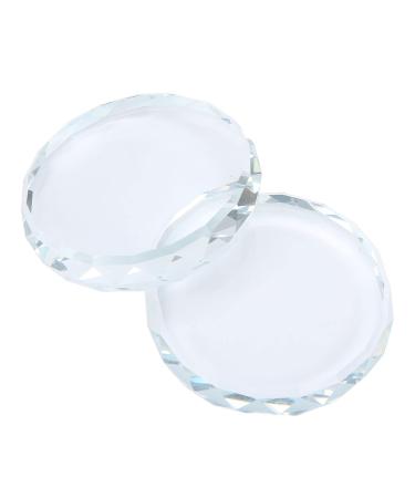 Nail Art Palettes Easy to Clea Nail Polish Glue Pallet Transparent Surface for Nail Art Artist