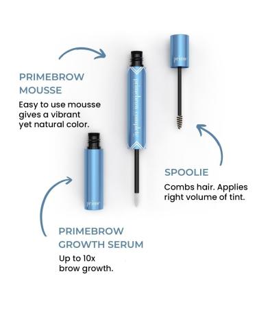 PrimeBrow Complete: 3-in-1 Eyebrow Care for Mature Women - Tints Shapes & Growth Serum in Taupe | Shop Internationally - Buy Online on GoSupps.com