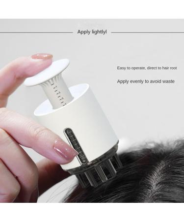 Amiuhoun 2-in-1 Electrical Scalp Massage Device | Adjustable Hair Treatment & Medicine Applicator for Solid Liquid & Gel - Buy Online on GoSupps.com