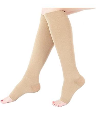 Amorar Women's Compression Knee Highs - Slim Fit Leg Shapewear Stockings & Open Toe Calf Sleeves for All-Day Comfort - Buy Online on GoSupps.com