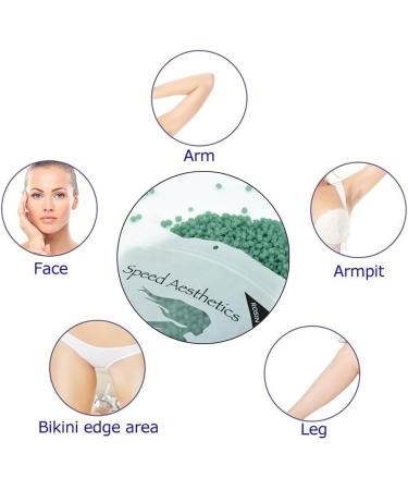 Speed Aesthetics Professional Hard Wax Beads 500g Aloe Vera Rosin Free Wax Beans For Pain Free Hair Removal Stripless Waxing Pellets For Full Body Hair Removal - Buy Online on GoSupps.com