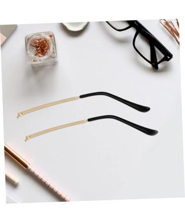 4 Pairs Healeved Glasses Replacement Legs & Repair Set | Thin Padding Screws & Clips for Men & Women - Golden Metal 14x3cm - Durable Eyewear Accessories - Buy Online on GoSupps.com