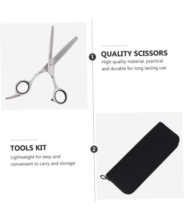 Frcolor Hair Cutting Scissors Kit - Professional Salon Tools for Hairdressers | Edge-Set Haircutting Kit in Black (2 pcs 160x140 cm) - Buy Online on GoSupps.com