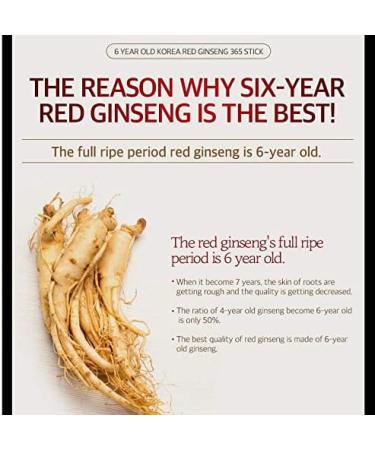 Premium 6-Year Red Ginseng 365 Stick - Boost Energy and Immunity - Buy Online on GoSupps.com