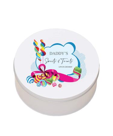 ukgiftstoreonline Personalised Daddy's Sweet Storage Tin Gift