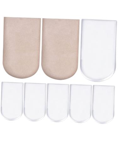 FOMIYES 1 Set Half Size Pad Shoe Inserts Height Insoles Lifts for Shoes Half Shoe Pads Shoes Height Increase Pads Men and Women Internal Heightening Women's Insole Suede