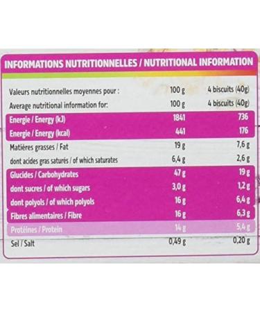 Dukan Biscuits de Son d'Avoine aux Graines de Chia 160 g - Buy Online on GoSupps.com