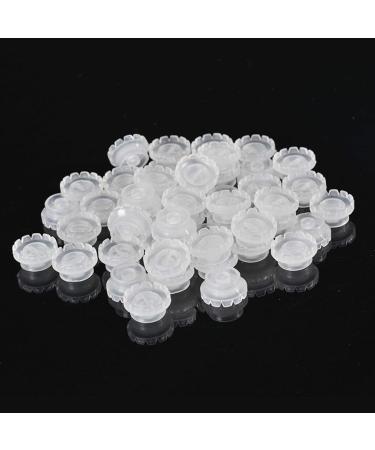 Mulutoo 400 Pcs Eyelash Extension Volume Fans & Glue Holder Organizer - White - Buy Online on GoSupps.com