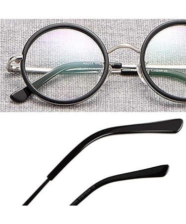 Zapion Retro Round Reading Glasses - Ultra-Light Anti-Eyestrain Metal Frame | Presbyopia Eyeglasses for Men & Women - HD Universal Fit - Buy Online on GoSupps.com