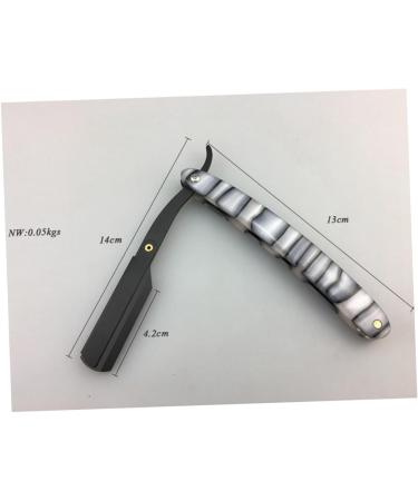 Minkissy 2-Pack Straight Hairdresser Razors for Men | Premium Men's Grooming Tools - Buy Online on GoSupps.com
