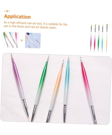 minkissy 4 Sets Nail Pen Carved Aluminum Painting Pen - Buy Online on GoSupps.com