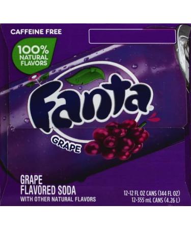 Buy Fanta Grape 12 oz (355 mL) 12 Pack - International Shipping & 3.00 Euro DPG-DEPOSIT - Buy Online on GoSupps.com