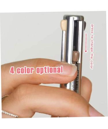 Eyebrow Contour Pen 4 in 1 Makeup Pen Multifunctional Long Lasting Rotate Defining Highlighting Eye Brow Pencil Blonde 1# Blonde - Buy Online on GoSupps.com