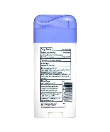 Sure Invisible Solid Anti-Perspirant Deodorant Regular Scent 2.6 oz - Pack of 6 - Buy Online on GoSupps.com
