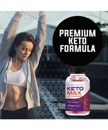 Kivus Keto Max Gummies - Apple Cider Vinegar Gummies for Ketogenic Diet (60 Count) - Buy Online on GoSupps.com