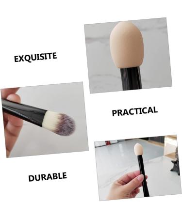 FOMIYES Double-ended Makeup Brush Concealer Brush Sponge Foundation Brush Make up Blending Blush Brush Beauty Double Ended Brush Mascara Plastic Cosmetics Miss Non Latex 19X2.5CM As Shown - Buy Online on GoSupps.com