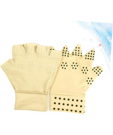 Healeved Anti-Slip Workout Gloves - 3 Pairs Magnetic Half Finger Sports Gloves for Fitness & Riding Non-Slip Elastic Support - Buy Online on GoSupps.com