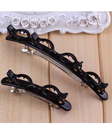 Double Bang Hairstyle Hair Needle - Fashion Double Layer Twist Band & Braiding Tool (Black Set) - Buy Online on GoSupps.com