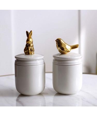 for Pet Cremation Urn for Rabbits Handmade Ceramic Souvenir Urn for Small Birds and Dogs(White) URG - Buy Online on GoSupps.com