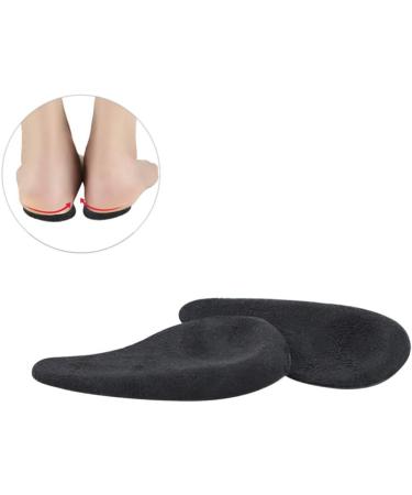 Exceart Corrective Lateral Heel Wedge Insoles - 2 Pairs for Foot Alignment, Knee Pain, Bow Legs, and Osteoarthritis - Black - Buy Online on GoSupps.com