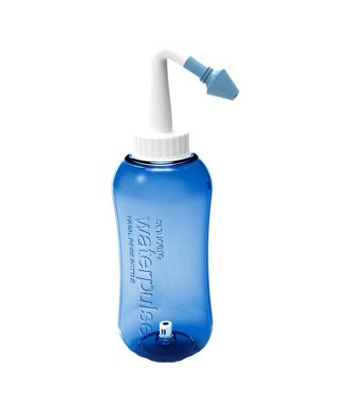 Nasal Wash Bottle RSSZL 500ml Neti Pot Sinus Rinse Bottle Nose Cleaner Nasal Irrigation Set for Adult & Kid BPA Free-Nose Care Rhinitis Nose Allergic Cold Flu Nursing 1 Count (Pack of 1)