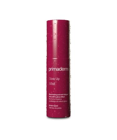 Primaderm - Glow Up Mist - Facial mist with radiance effect - Moisturizing - Reduces signs of fatigue - Antioxidant - Minimizes pores and fixes makeup - For all skin types - 50 ml