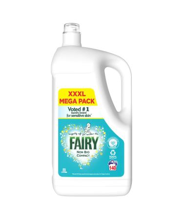 Fairy Non Bio Laundry Detergent Liquid - Hypoallergenic Tested - 140 Wash 4.34L