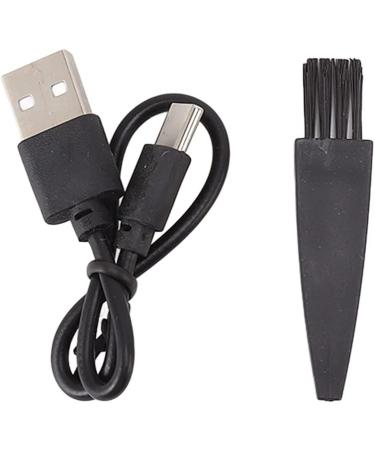 Portable Beard Knife 5V Mini Electric Beard Trimmer Mesh 3 Tool Heads for Bathroom (Green) - Buy Online on GoSupps.com