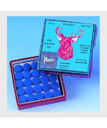 Elk Master 13mm Pool Billiard Cue Tips - Set of 12 Tips - Buy Online on GoSupps.com