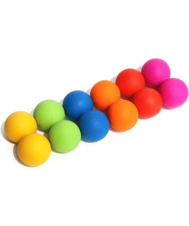 Fomiyes 2-St Massage Balls - Peanut Lacrosse Ball for Deep Tissue Body Massage & Foot Relief | Gym & Home Use - Buy Online on GoSupps.com