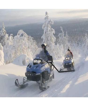 Heavy Duty Snowmobile Tow Strap with Quick Hook Up - Emergency Tow Rope for ATV, UTV, Sled, Skidoo - Snowmobile Safety Accessories Kit - Buy Online on GoSupps.com