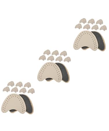 NOLITOY 24 Pairs Forefoot Stickers Shoe Inserts Foot Pad Non-Slip Shoe Grips Non-Slip Shoe Sole Cushion Shoe Bottom Grip Pads Noise Reduction Sole Cushion Girl Child Invisible Supplies