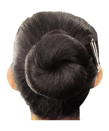 KKTech Pack of 15pcs Hair Nets Invisible Elastic Edge Mesh Hairnet 50cm(15pcs) (Black)