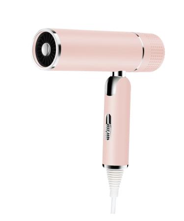 Foldable Hair Dryer with Diffuser 1600W Ionic Professional Blow Dryer with Intelligent Constant Temperature for Women Lightweight and Low Noise Portable Hairdryer for Travel