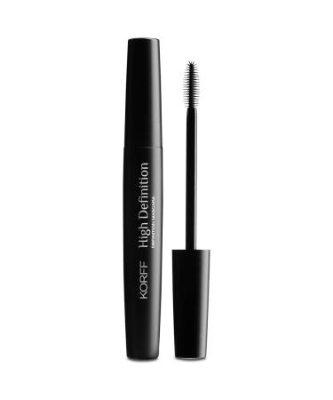 Korff High Definition Stretch Mascara 10H Long Wear Clump-Free for High-Definition Makeup Black 9ml