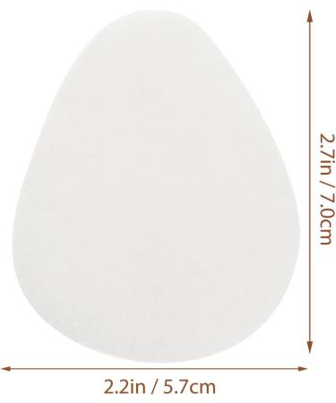LALAFINA Forefoot Half Size Pads - 25 Pairs Arch Support Cushion for Shoes & Sandals | Wool Summer Insoles for Women - Buy Online on GoSupps.com