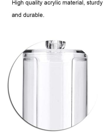 Uxsiya Cotton Pad Organizer - Transparent Acrylic Dispenser for Makeup | Stylish & Durable Cotton Pad Case - Buy Online on GoSupps.com