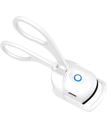 Heated Eyelash Curlers USB Charging Electric Eyelash Curler for Beauty Salon (White) - Buy Online on GoSupps.com
