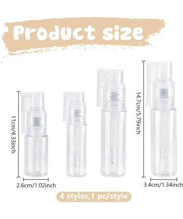 WEBEEDY 4 Sizes Glitter Duster Sprayer Clear Spray Bottle Reusable Detachable Spray Bottle Multi-Purpose Empty Spray Bottle for DIY Glitter Crafts Body Care Accessories(25ML 35ML 50ML 60ML) - Buy Online on GoSupps.com